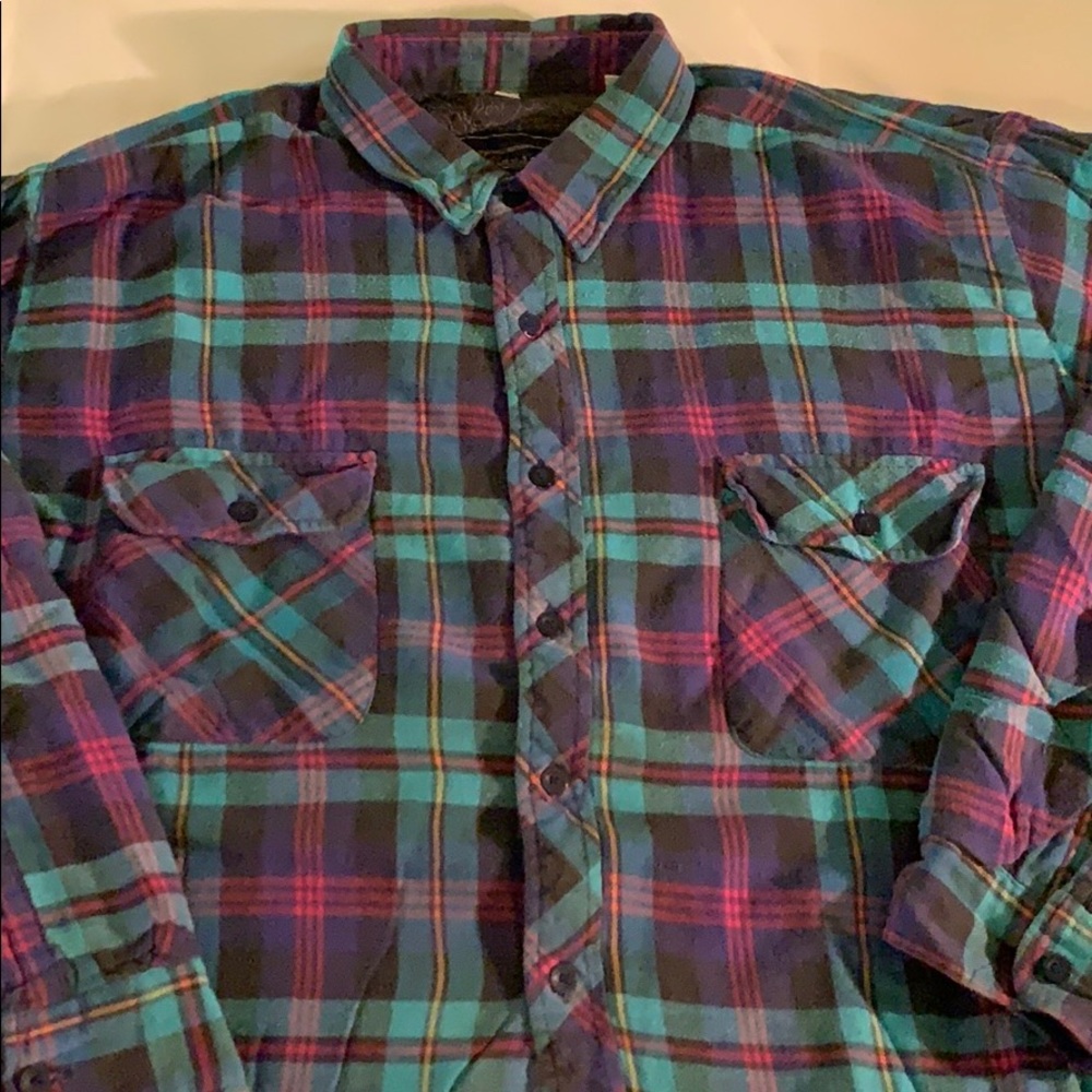 Thick plaid jacket